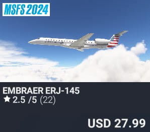 Embraer ERJ-145 by Sim Federation. USD $27.99
