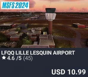 LFQQ Lille Lesquin Airport by Beautiful Model of the World. USD $10.99