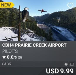 CBH4 Prairie Creek Airport by PILOT'S. USD $9.99
