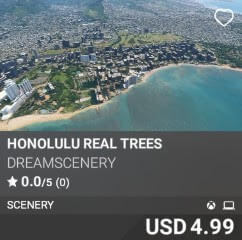 Honolulu Real Trees by Dreamscenery. USD $4.99
