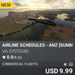 Airline Schedules - ANZ [Summer 2025] by VA SYSTEMS. USD $9.99