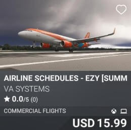 Airline Schedules - EZY [Summer 2025] by VA SYSTEMS. USD $15.99