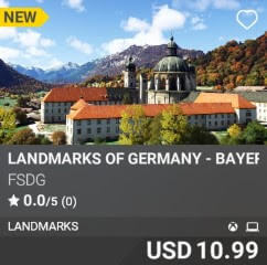 Landmarks of Germany - Bayern by FSDG. USD $10.99