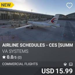Airline Schedules - CES [Summer 2025] by VA SYSTEMS. USD $15.99