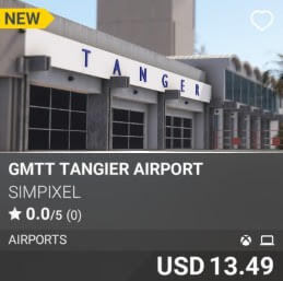 GMTT Tangier Airport by SimPixel. USD $13.49