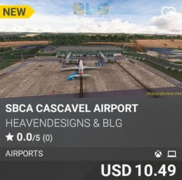 SBCA CASCAVEL AIRPORT by Heavendesigns & BLG. USD $10.49