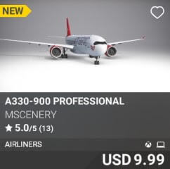 A330-900 Professional by mscenery. USD $9.99