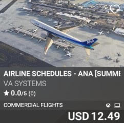 Airline Schedules - ANA [Summer 2025] by VA SYSTEMS. USD $12.49