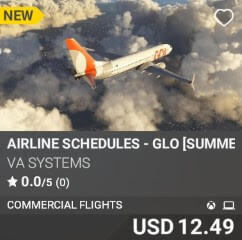 Airline Schedules - GLO [Summer 2025] by VA SYSTEMS. USD $14.49