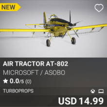 Air Tractor AT-802 by Microsoft / Asobo. USD $14.99