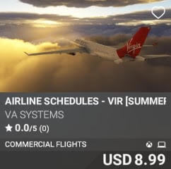 Airline Schedules - VIR [Summer 2025] by VA SYSTEMS. USD $8.99