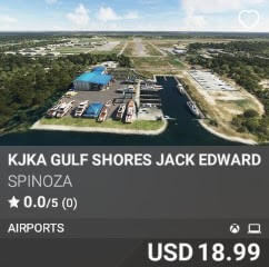 KJKA GULF SHORES JACK EDWARDS AIRPORT by SPINOZA. USD $18.99