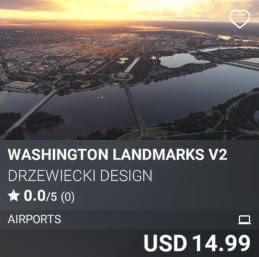 Washington Landmarks V2 by Drzewiecki Design. USD $14.99