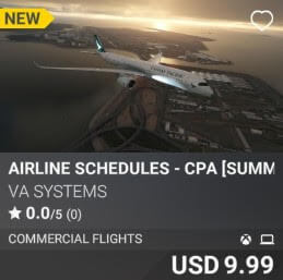 Airline Schedules - CPA [Summer 2025] by VA SYSTEMS. USD $9.99