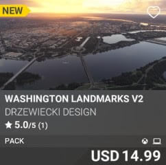 Washington Landmarks V2 by Drzewiecki Design. USD $14.99