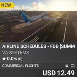 Airline Schedules - FDB [Summer 2025] by VA SYSTEMS. USD $12.49