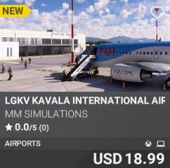 LGKV Kavala International Airport by MM SIMULATIONS. USD $18.99