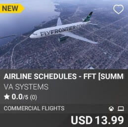 Airline Schedules - FFT [Summer 2025] by VA SYSTEMS. USD $13.99