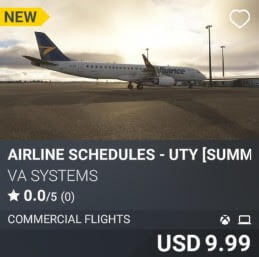 Airline Schedules - UTY [Summer 2025] by VA SYSTEMS. USD $9.99