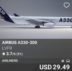 Airbus A330-300 by lvfr. USD $29.49
