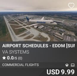 Airport Schedules - EDDM [Summer 2025] by VA SYSTEMS. USD $9.99