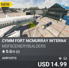 CYMM Fort McMurray International Airport by msfscenerybuilders. USD $14.99