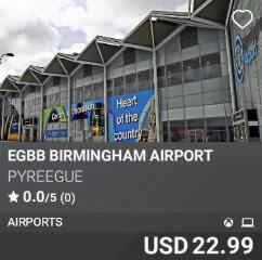 EGBB Birmingham Airport by pyreegue. USD $22.99