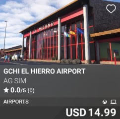 GCHI El Hierro Airport by AG Sim. USD $14.99