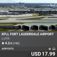 KFLL fort lauderdale airport by lvfr. USD $17.99