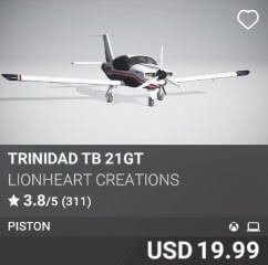 Trinidad TB 21GT by Lionheart Creations. USD $19.99
