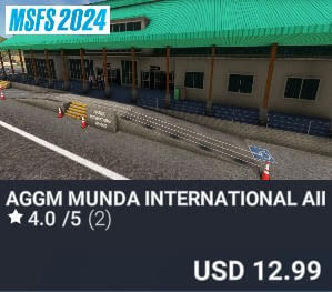 AGGM Munda International Airport by msfscenerybuilders. USD $12.99