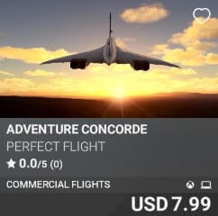 Adventure Concorde by Perfect Flight. USD $7.99