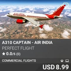 A310 Captain - Air India by ight. USD $8.99