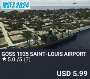 GOSS 1935 Saint-Louis Airport by REDWING. USD $5.99