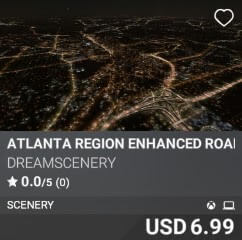 Atlanta Region Enhanced Road Lights by Dreamscenery. USD $6.99