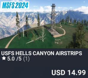 USFS Hells Canyon Airstrips by BackwoodStudios. USD $14.99