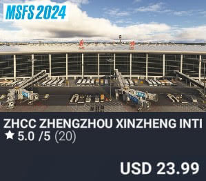 ZHCC Zhengzhou Xinzheng International Airport by WFSceneryStudio. USD $23.99