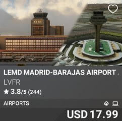 LEMD Madrid-Barajas Airport and City Landmarks by lvfr. USD $17.99