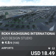 RCKH Kaohsiung Intl Airport by ACO Design Studio. USD $18.49