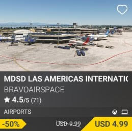 MDSD Las Americas International Airport by BravoAirspace. USD $9.99 (on sale for 4.99)