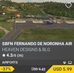 SBFN Fernando de Noronha Airport by Heaven Designs & BLG. USD $9.49 (on sale for 5.99)