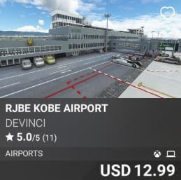 RJBE Kobe Airport by Devinci. USD $12.99