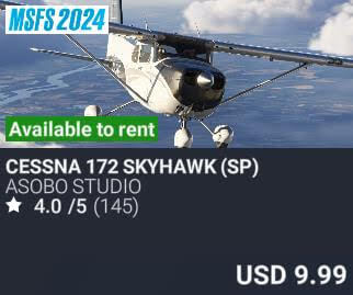 Cessna 172 Skyhawk (SP) by Asobo Studio. USD $9.99