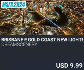 Brisbane Gold Coast New Lights 2024 Edition by Dreamscenery. USD $9.99