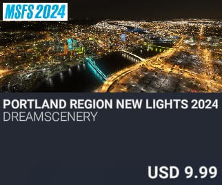 Portland Region New Lights 2024 Exclusive Edition by Dreamscenery. USD $9.99