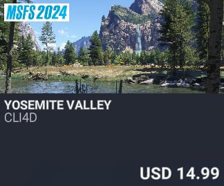 Yosemite Valley by Cli4D. USD $14.99