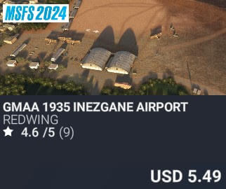 GMAA 1935 Inezgane Airport by REDWING. USD $5.49