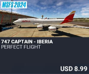 747 Captain - Iberia by Perfect Flight. USD $8.99