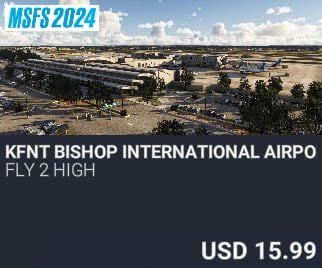 KFNT BISHOP INTERNATIONAL AIRPORT MSFS2024 by Fly 2 High. USD $15.99