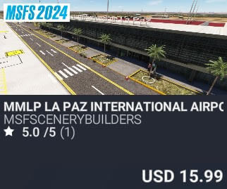MMLP La Paz International Airport by msfscenerybuilders. USD $15.99